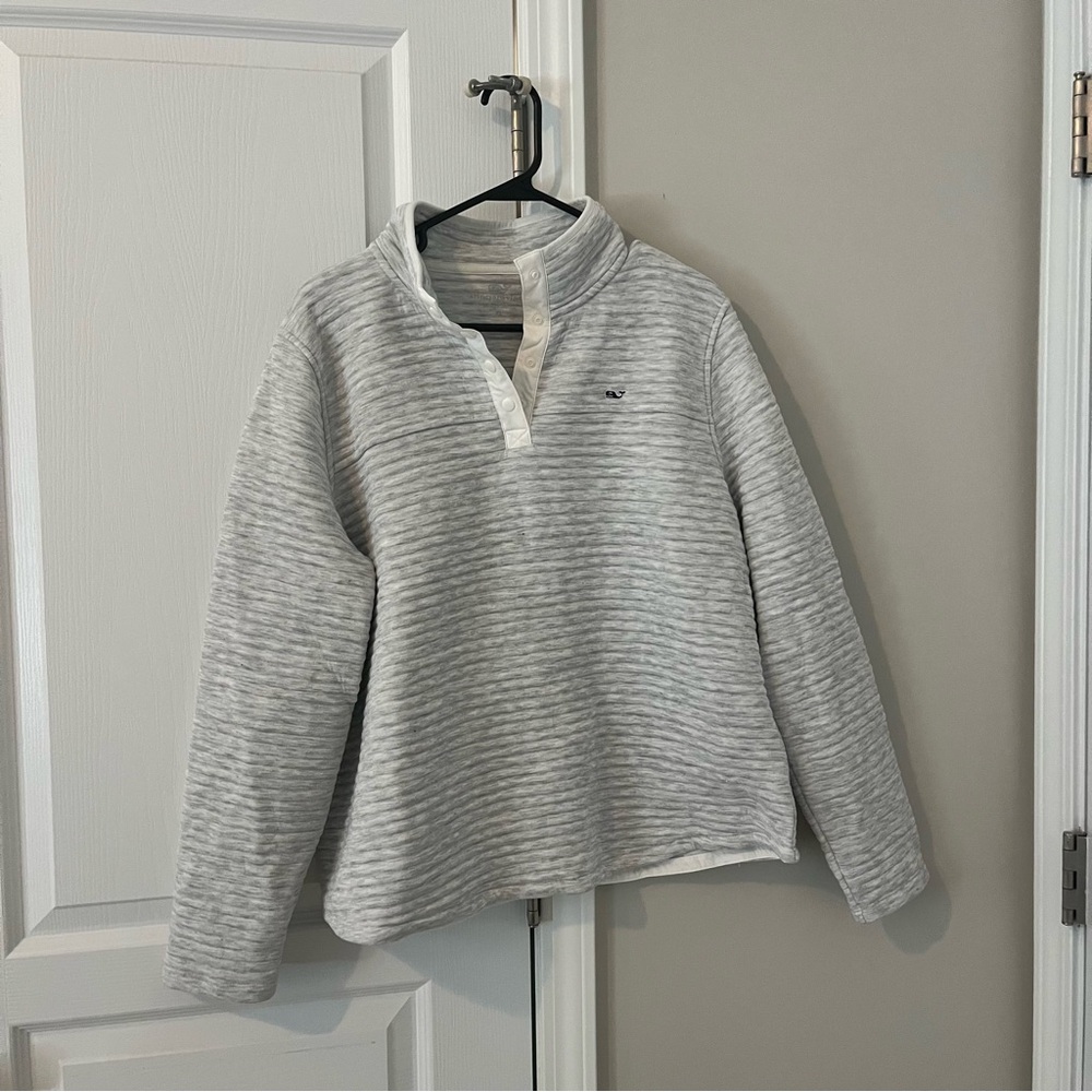 Vineyard Vines Heather Gray Pullover